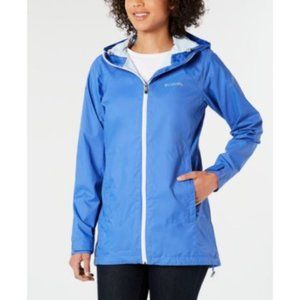 COLUMBIA LONG LINED RAIN JACKET